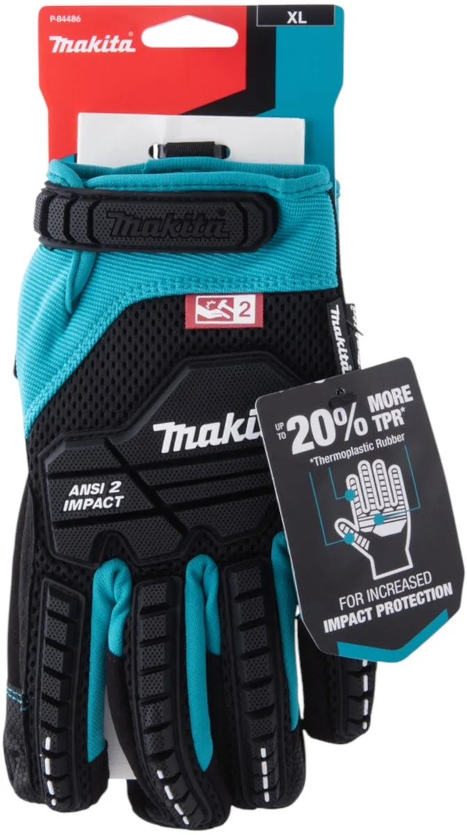 Makita P-84486 Werkhandschoenen - XL - Zwart