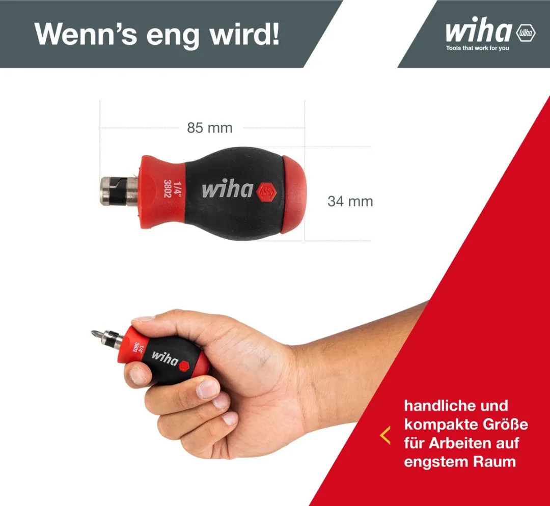 Wiha Stubby Schroevendraaier Assorti SB380201 - 10 Bits