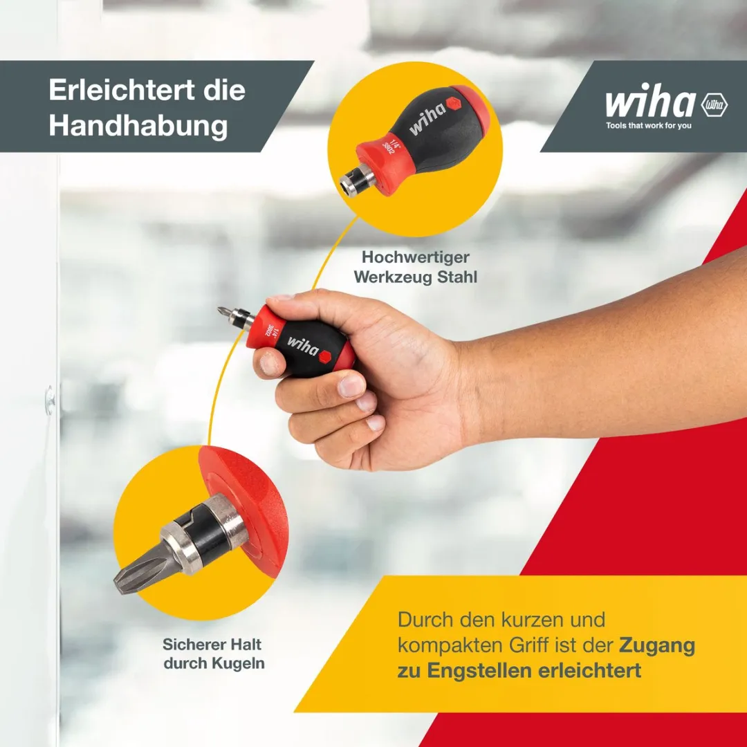 Wiha Stubby Schroevendraaier Assorti SB380201 - 10 Bits