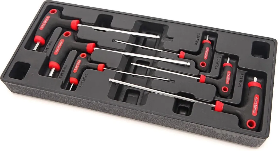 HBM 7-delige T-greep Inbusset Inlay