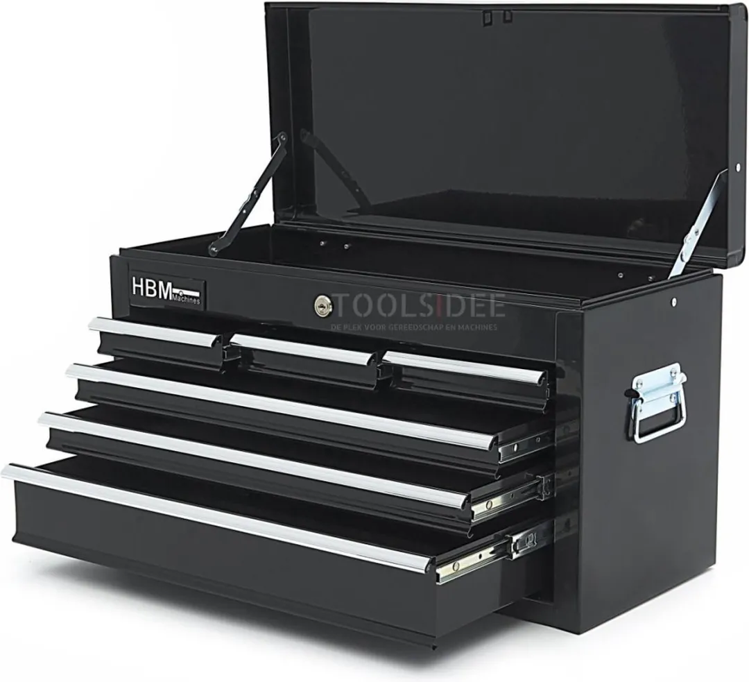 HBM Opzetkast Model 2 - 3 Lades - Zwart
