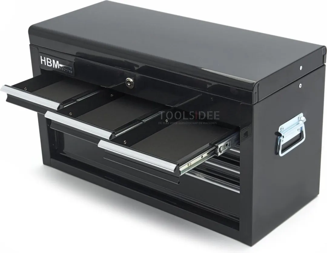 HBM Opzetkast Model 2 - 3 Lades - Zwart