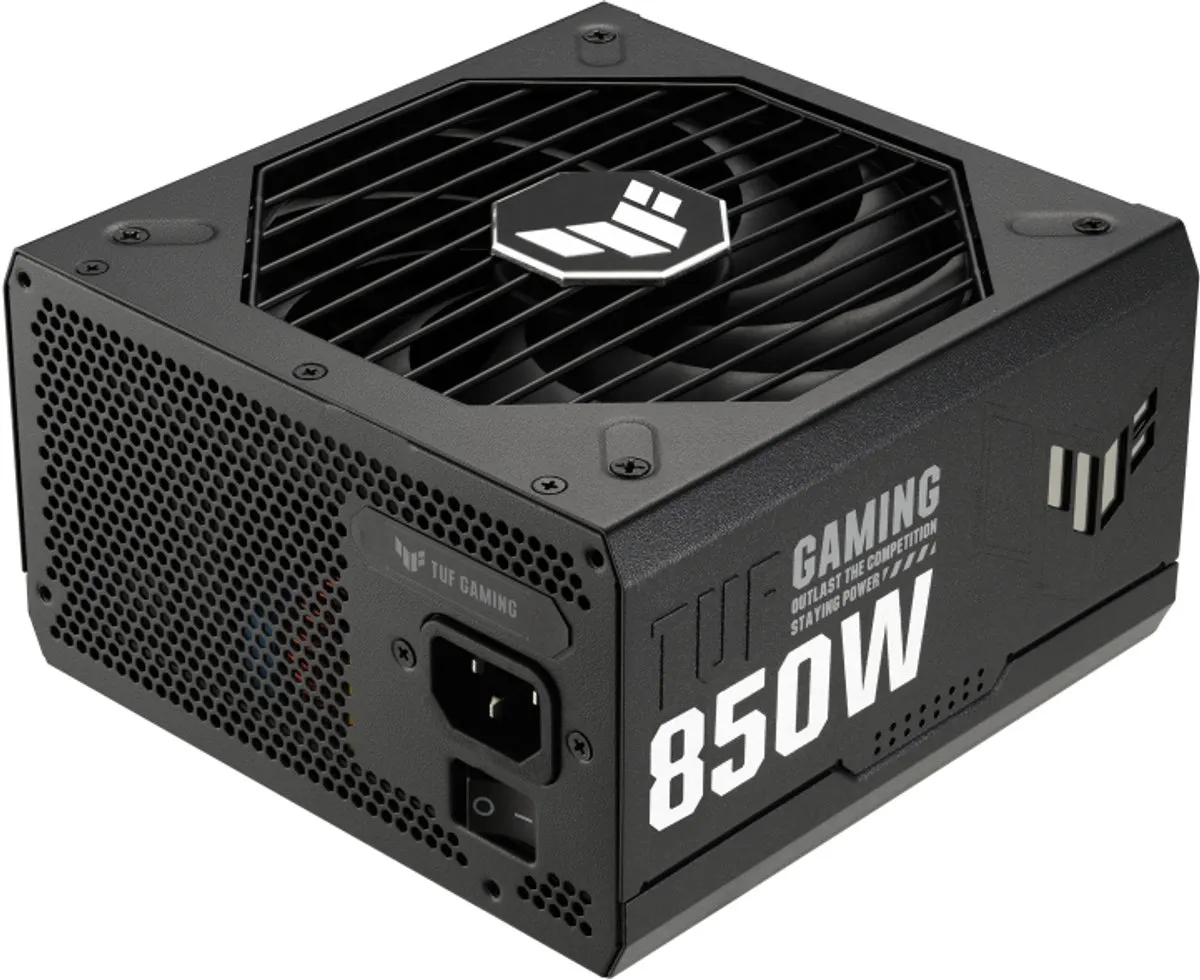 ASUS TUF Gaming 850W Voeding - 850W - Zwart - afbeelding 2 van 6