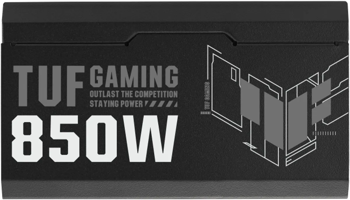 ASUS TUF Gaming 850W Voeding - 850W - Zwart - afbeelding 5 van 6