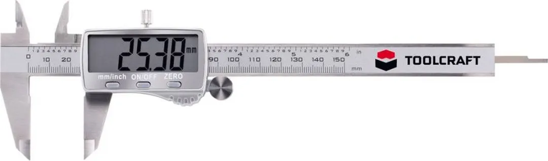 TOOLCRAFT TO-5664642 Digitale Schuifmaat 150mm
