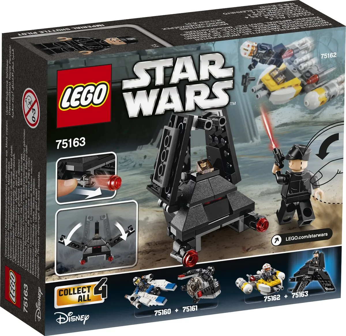 LEGO Star Wars Krennic's Imperial Shuttle Microfighter 75163 - 78 Stukken