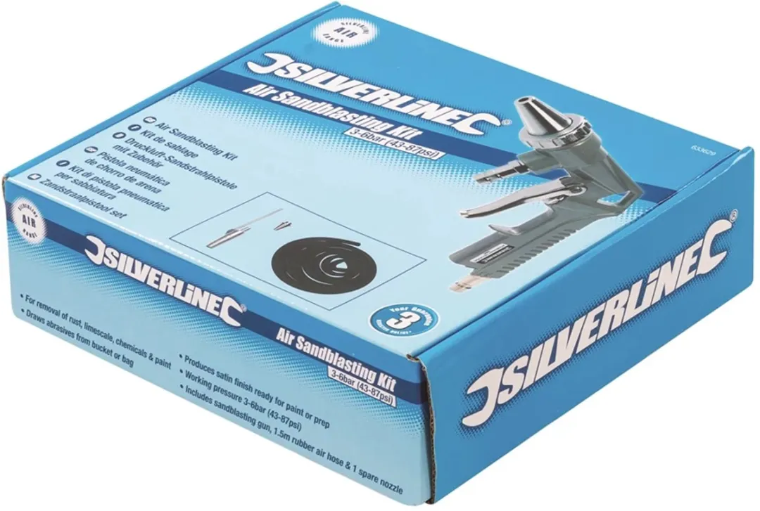 Silverline Zandstraalpistool 3-6 bar