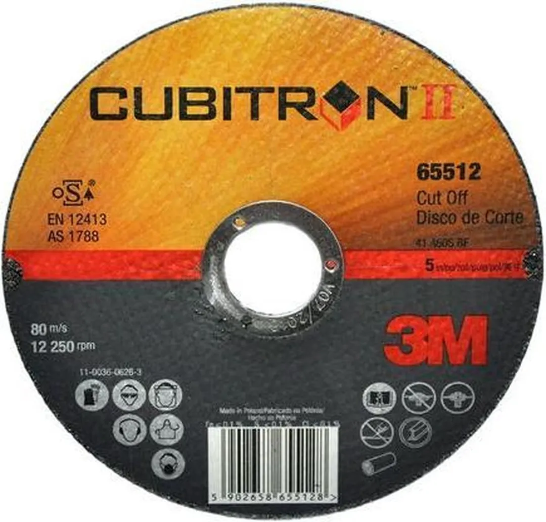 3M Cubitron II 65512 Doorslijpschijf 125mm - Metaal