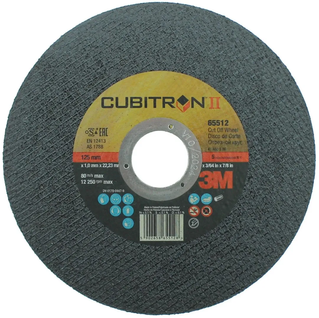 3M Cubitron II 65512 Doorslijpschijf 125mm