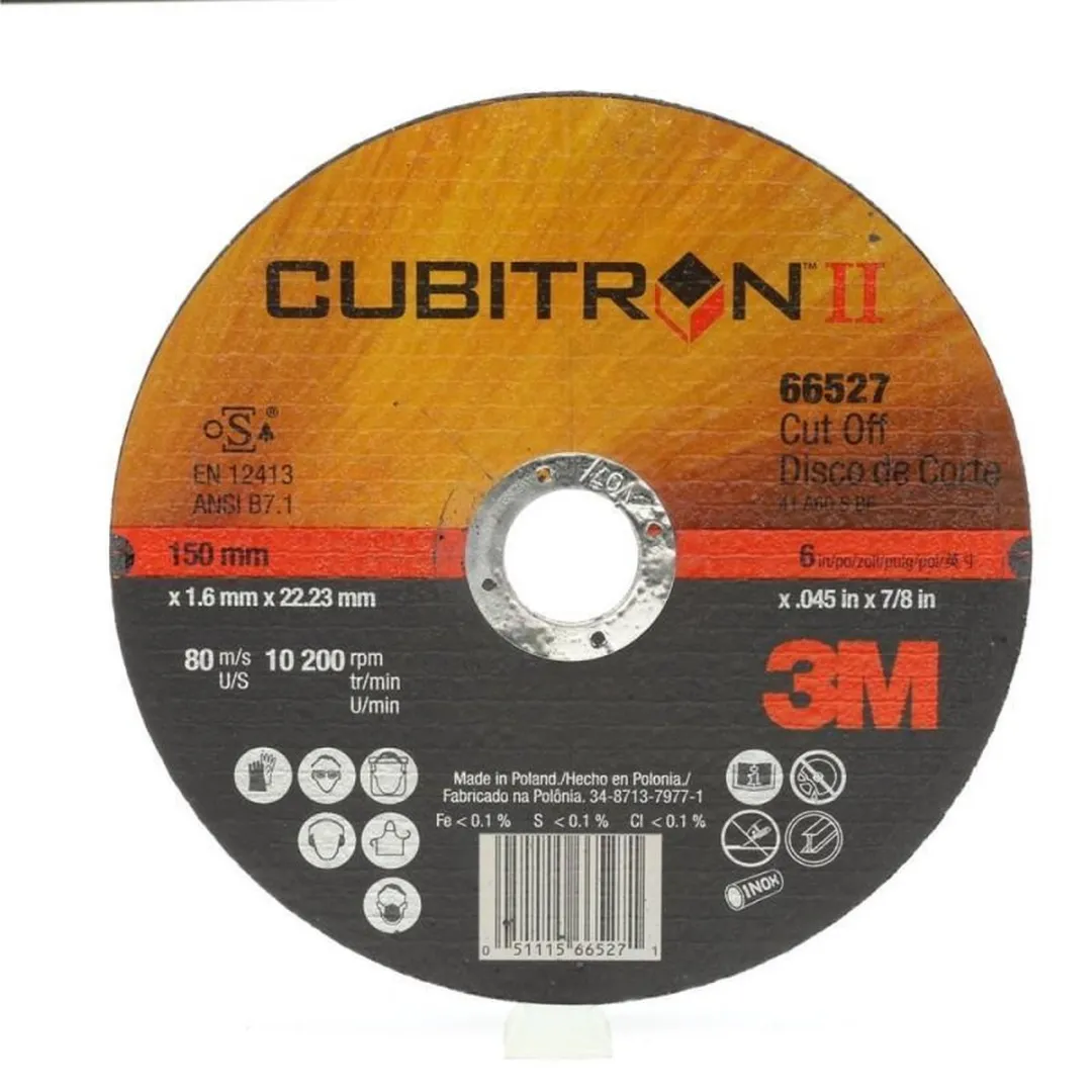3M Cubitron II 65512 Doorslijpschijf 125mm - Metaal