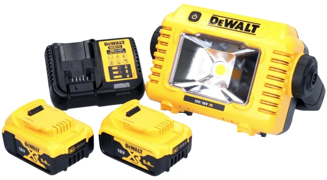 DeWalt DCL077 P2 LED Werklamp 12/18V 2000lm - Geel