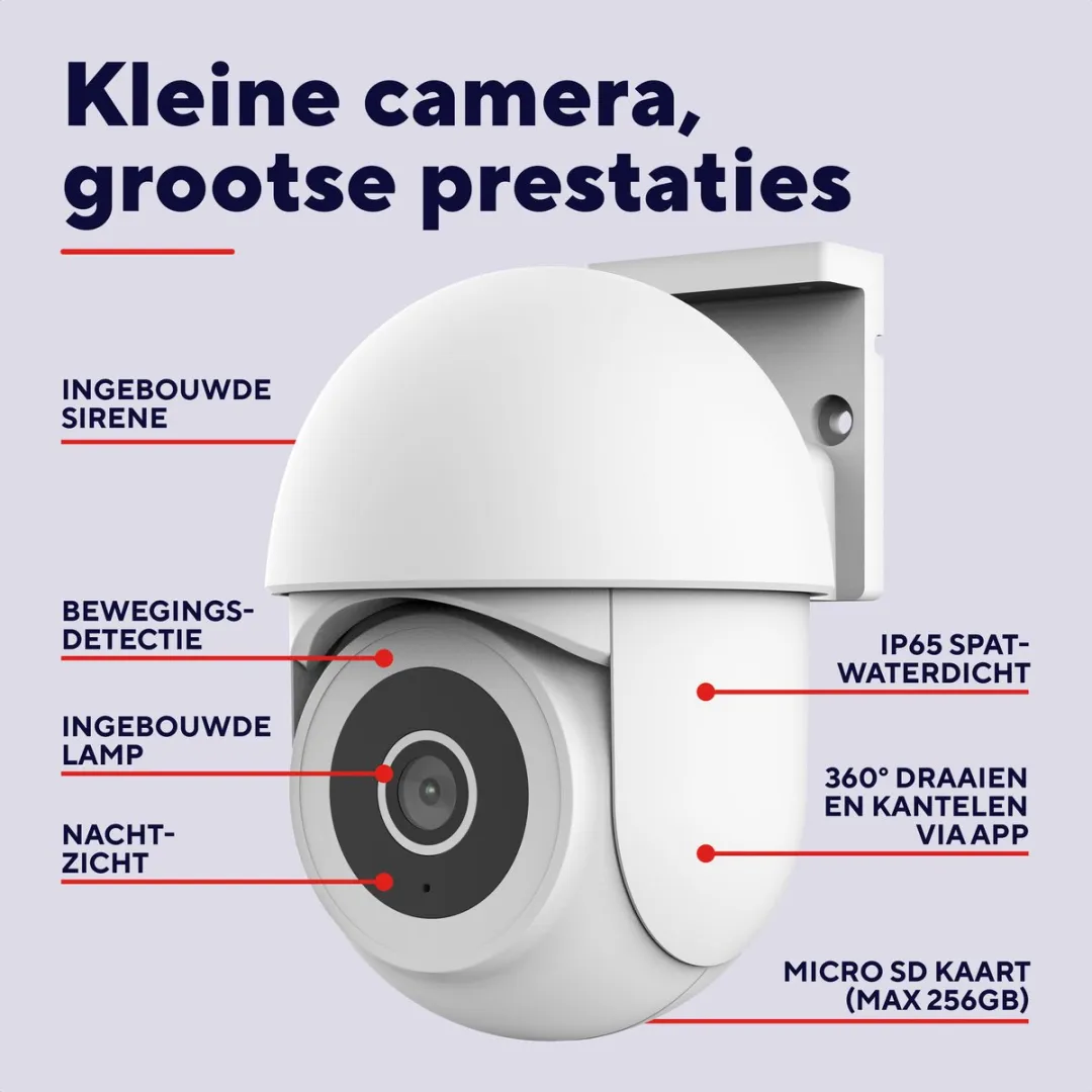 Trust IPCAM-3900 Torentje IP-Beveiligingscamera 2304x1296 - Wit