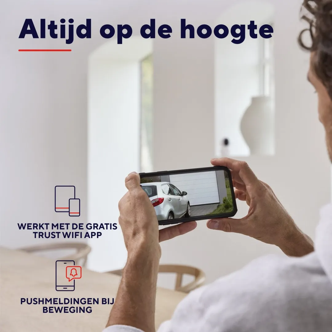 Trust IPCAM-3900 Torentje IP-Beveiligingscamera 2304x1296 - Wit