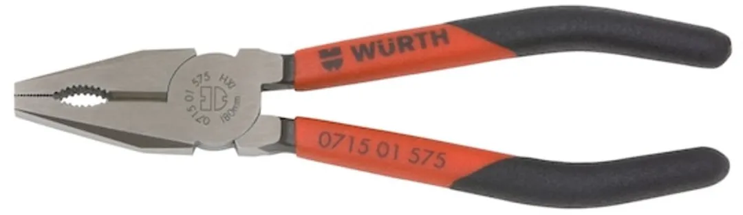 Würth Combinatietang DIN ISO 5746 - Rood/Zwart