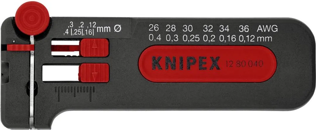 Knipex 12 80 040 SB Draadstripper - 0.12-0.4mm