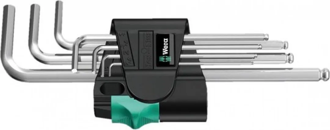 Wera 05022087001 Inbussleutelset 9-delig - 1,5-10mm