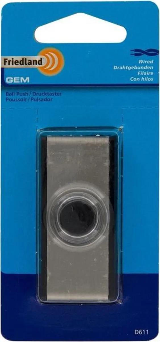 Honeywell Friedland Beldrukker D611 - Zilver/Zwart