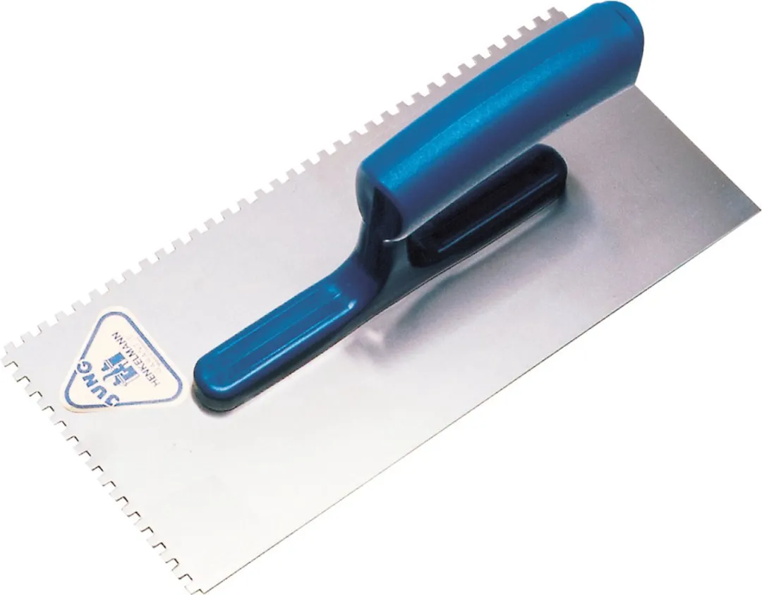 Jung Plakspaan Getand 6x6mm 280x130mm - Zilver/Blauw