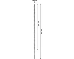 Bosch Professional SDS Max-8X Hamerboor 18x800x940mm
