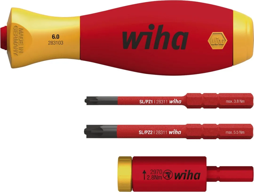Wiha 41478 Draaimomentadapter - 4 Stuks