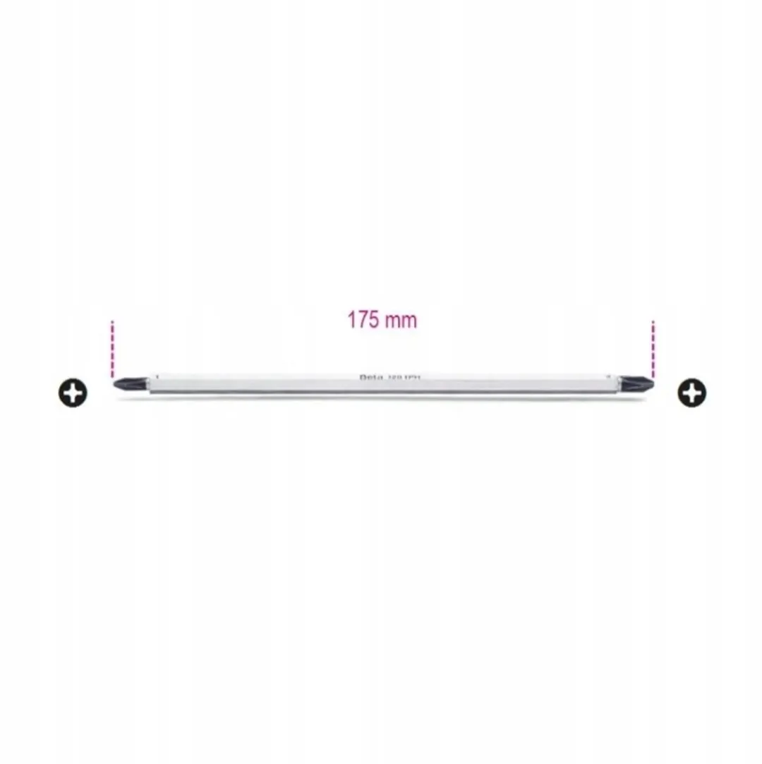 Beta Dubbelzijdige Phillips Bit PH1-PH2 175mm