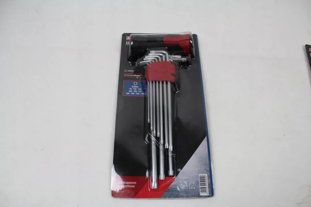 PARKSIDE Torx-sleutelset 11-delig - Zilver/Rood/Zwart