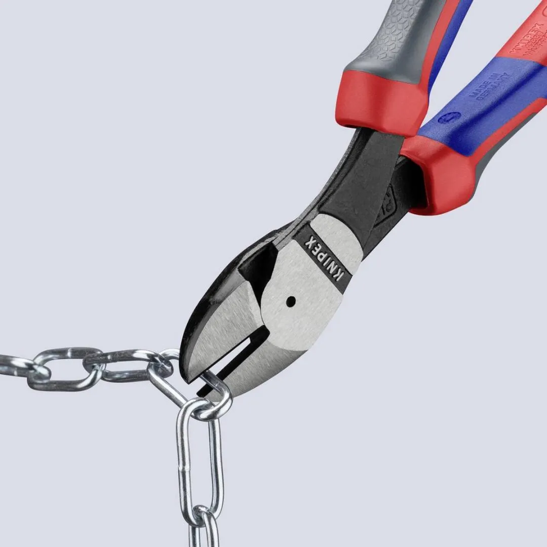 Knipex 74 22 200 Kracht-Zijsnijtang 200mm - 12° gebogen
