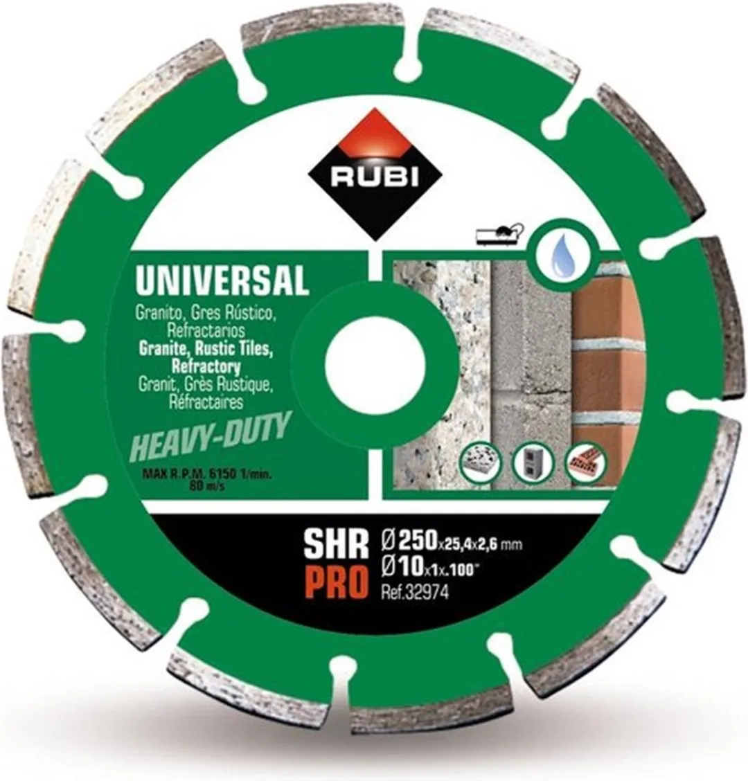Rubi SHR 250 PRO Zaagblad 250mm