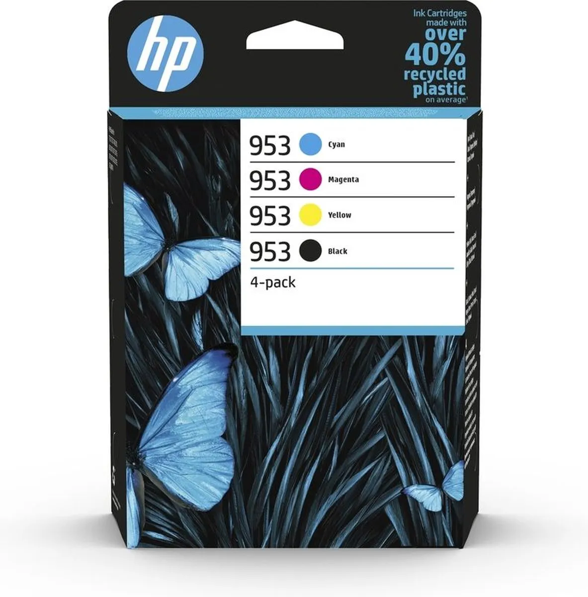 HP 953 4-pack Inktcartridges - Zwart & Kleur - 6ZC69AE & L0S70AE