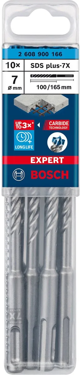 Bosch Professional EXPERT SDS plus-7X Hamerboor 10 Stuks