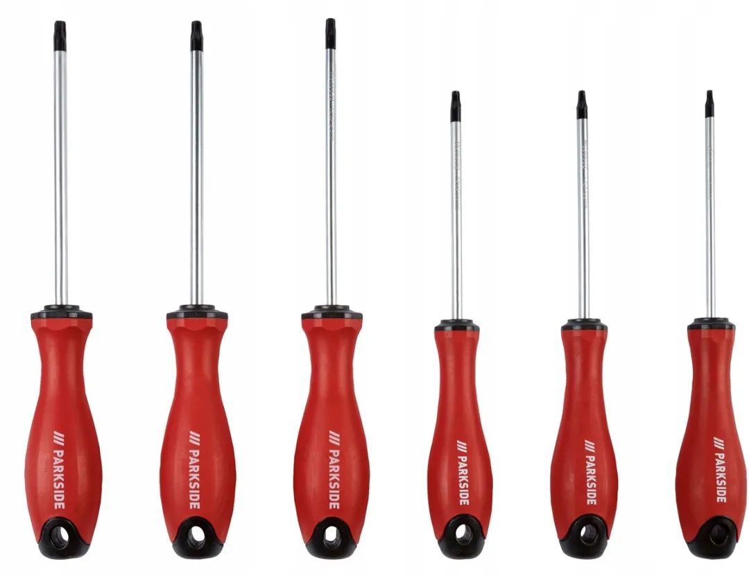 PARKSIDE Magnetische Schroevendraaierset 6-delig - Chroom-Vanadium Staal