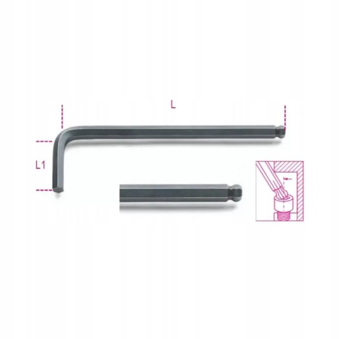 Beta Inbussleutel Kogelkop 2mm