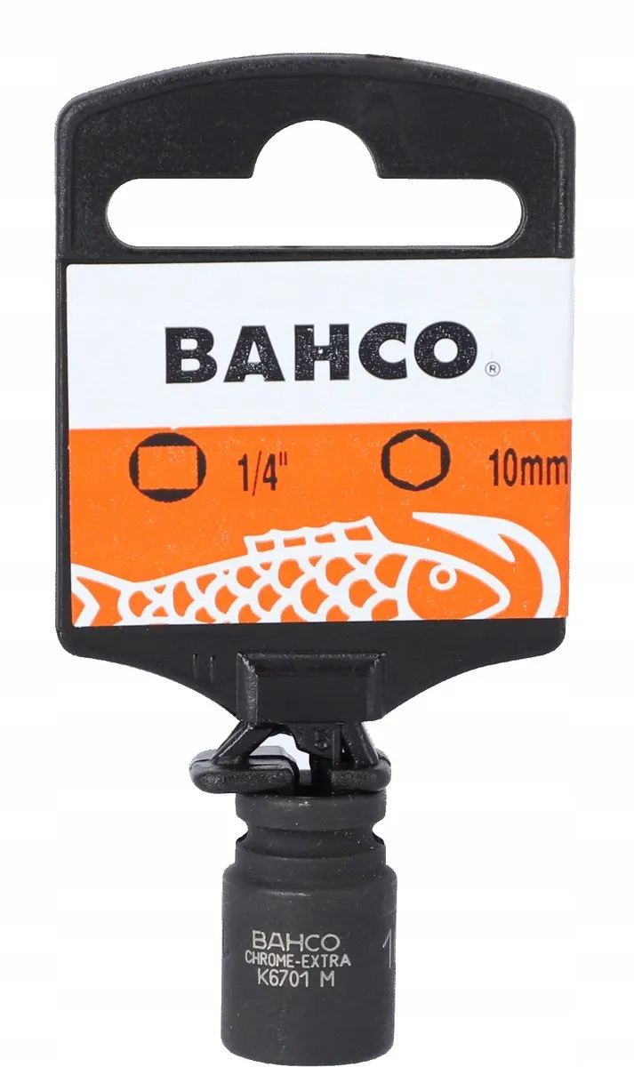 Bahco Slagdoppen 1/4" 13mm Zeskant Profiel Fosfaat