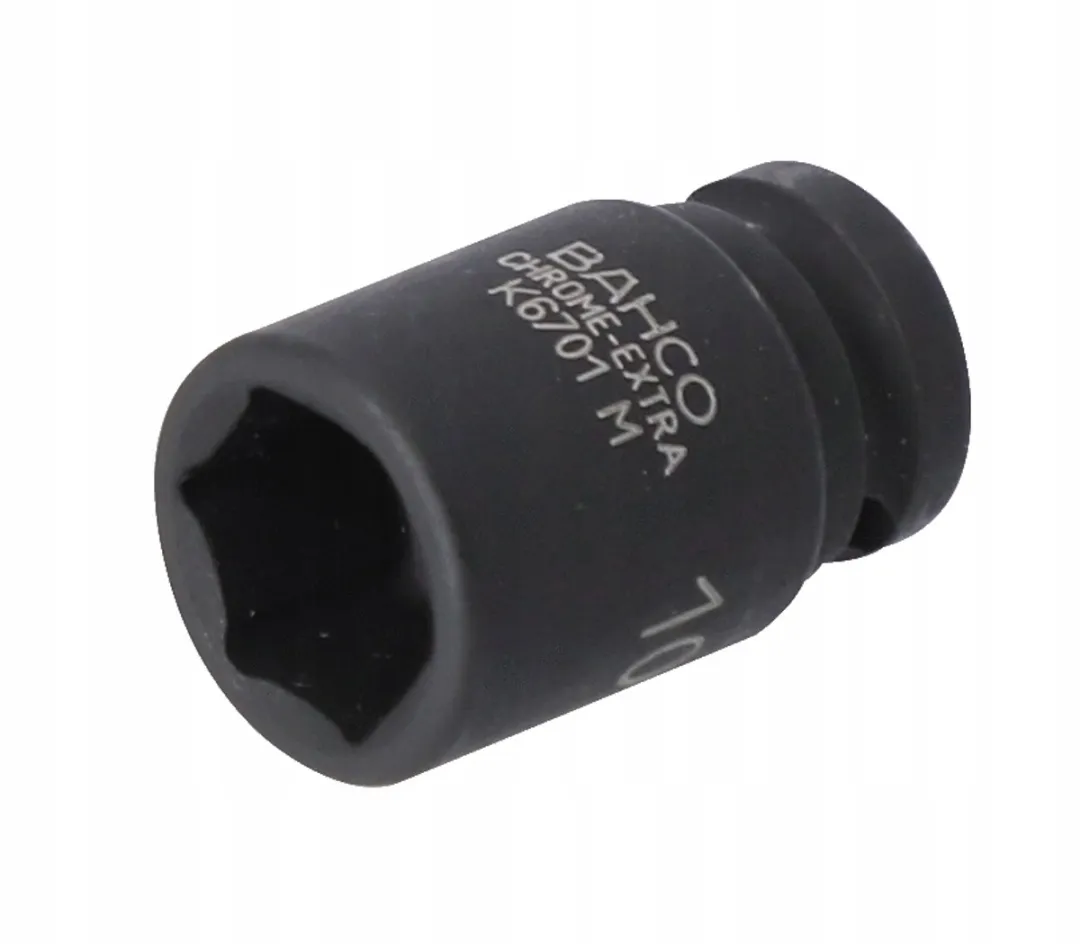 Bahco Slagdoppen 1/4" 13mm Zeskant Profiel Fosfaat - afbeelding 2 van 3