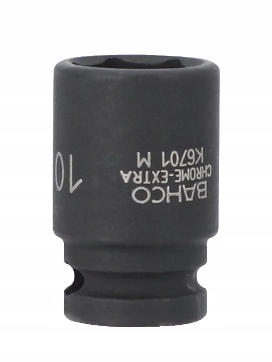 Bahco Slagdoppen 1/4" 13mm Zeskant Profiel Fosfaat - afbeelding 3 van 3