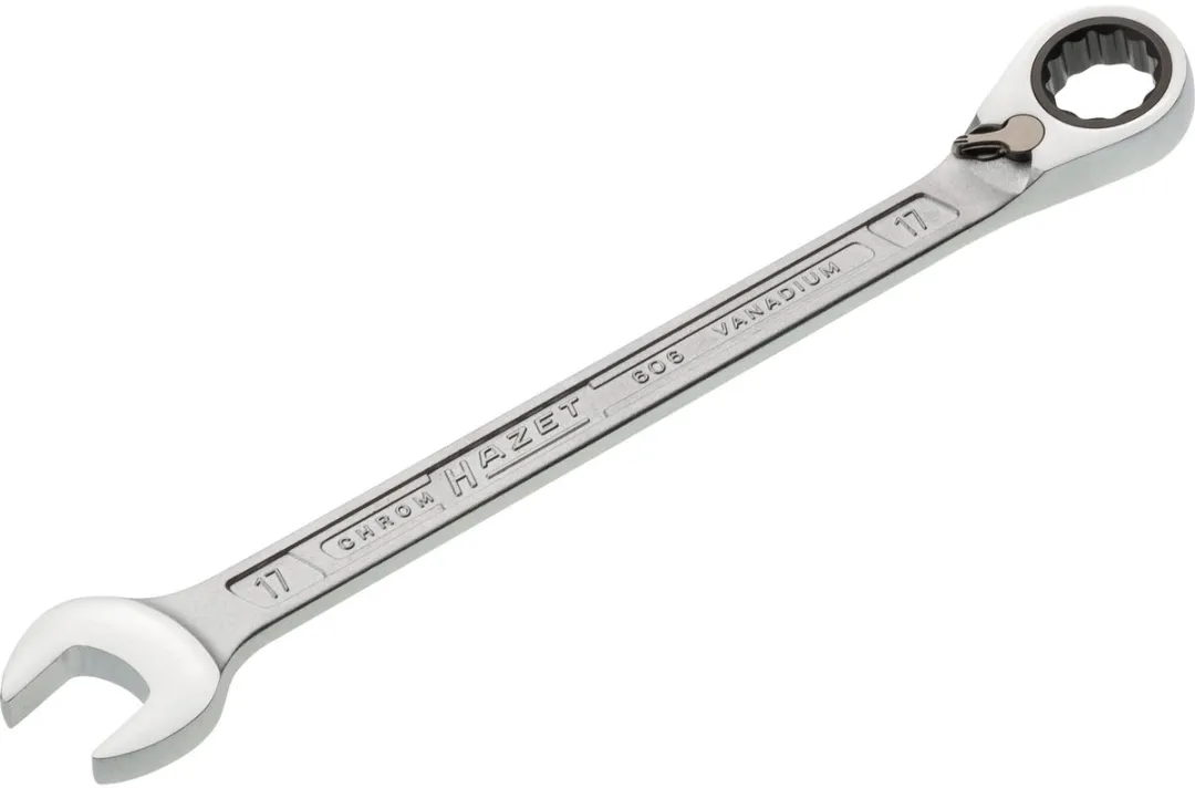 Hazet 606-17 Ratel-ring-steeksleutel 17mm