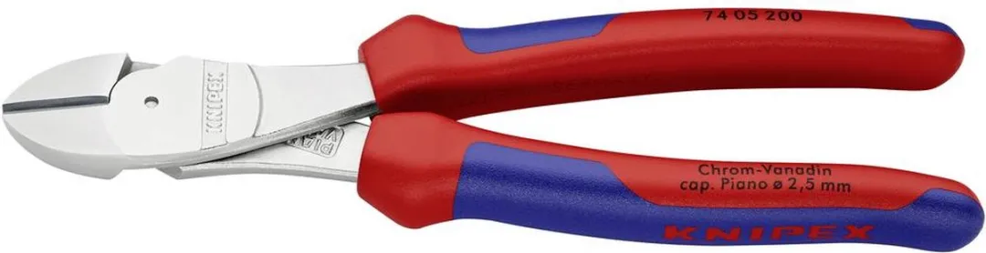 Knipex 74 05 200 SB Werkplaats Kracht-zijsnijtang 200mm
