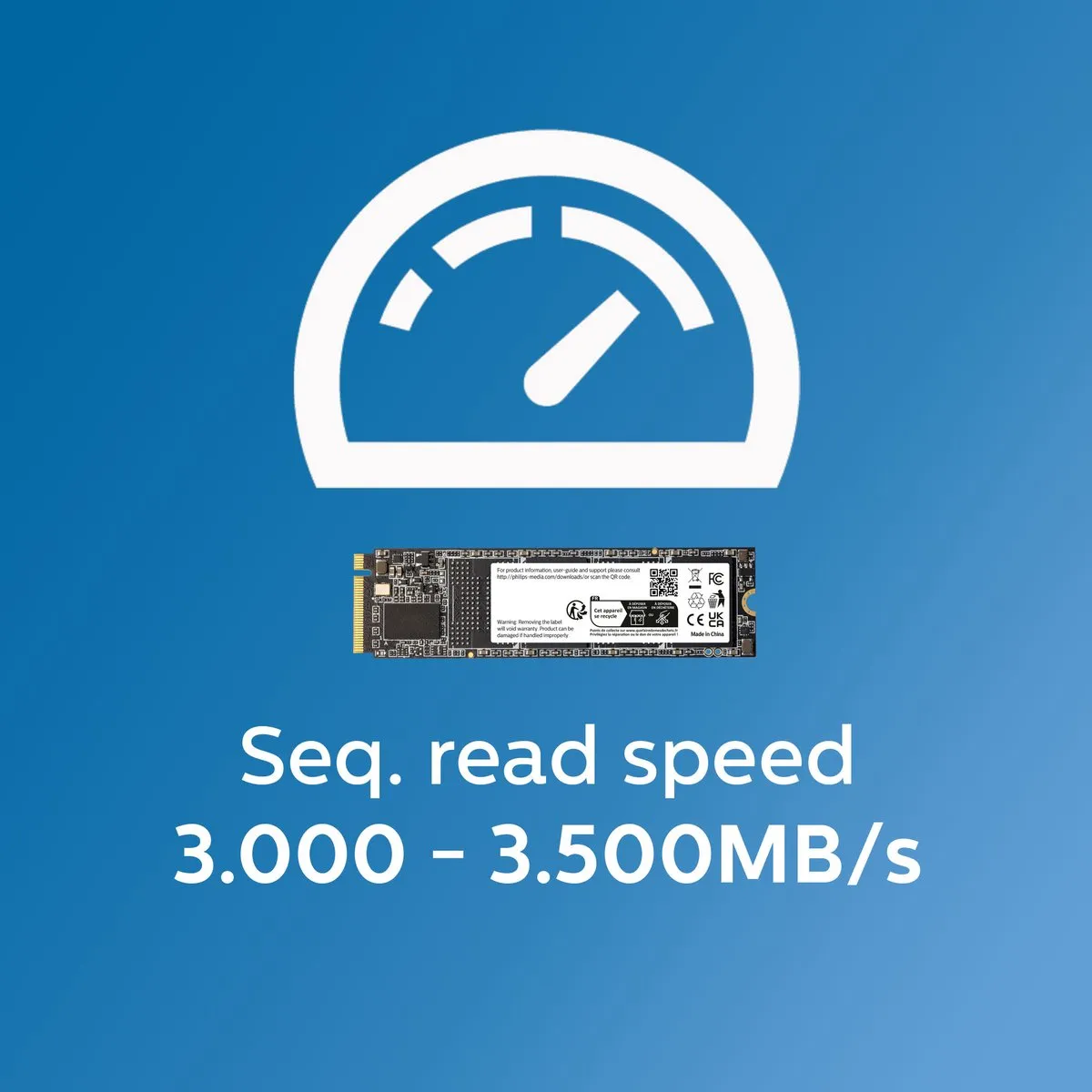 Philips FM50SM140B/00 M.2 NVMe SSD 500GB