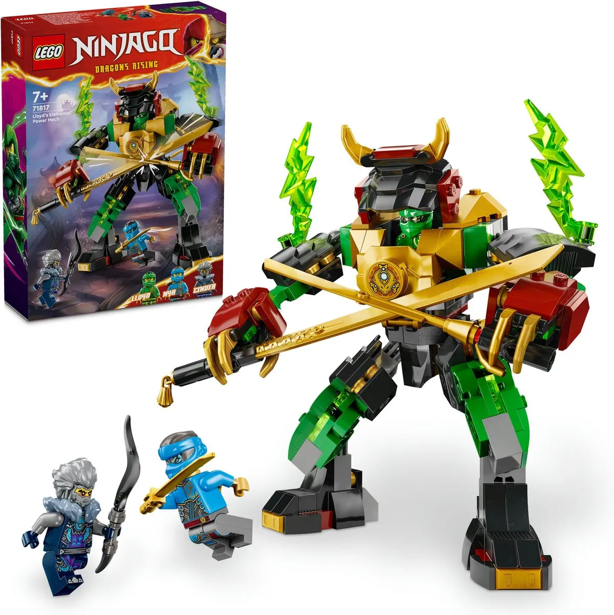 LEGO Ninjago Lloyd Elementenkrachtmecha 71817 - 253 Stukken