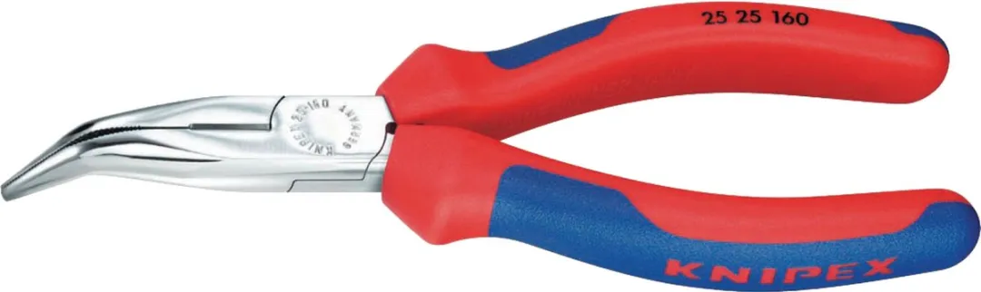 Knipex 25 25 160 Radiotang Gebogen + Zijsnijder 160mm