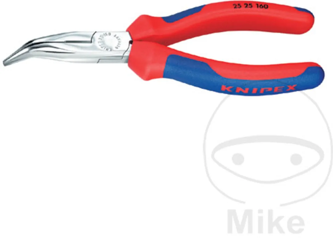 Knipex 25 25 160 Radiotang Gebogen + Zijsnijder 160mm