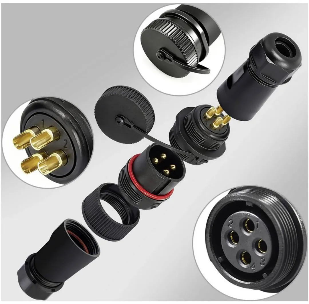 Tru Components 1094581 Ronde Connector Adapter - 4 Polig