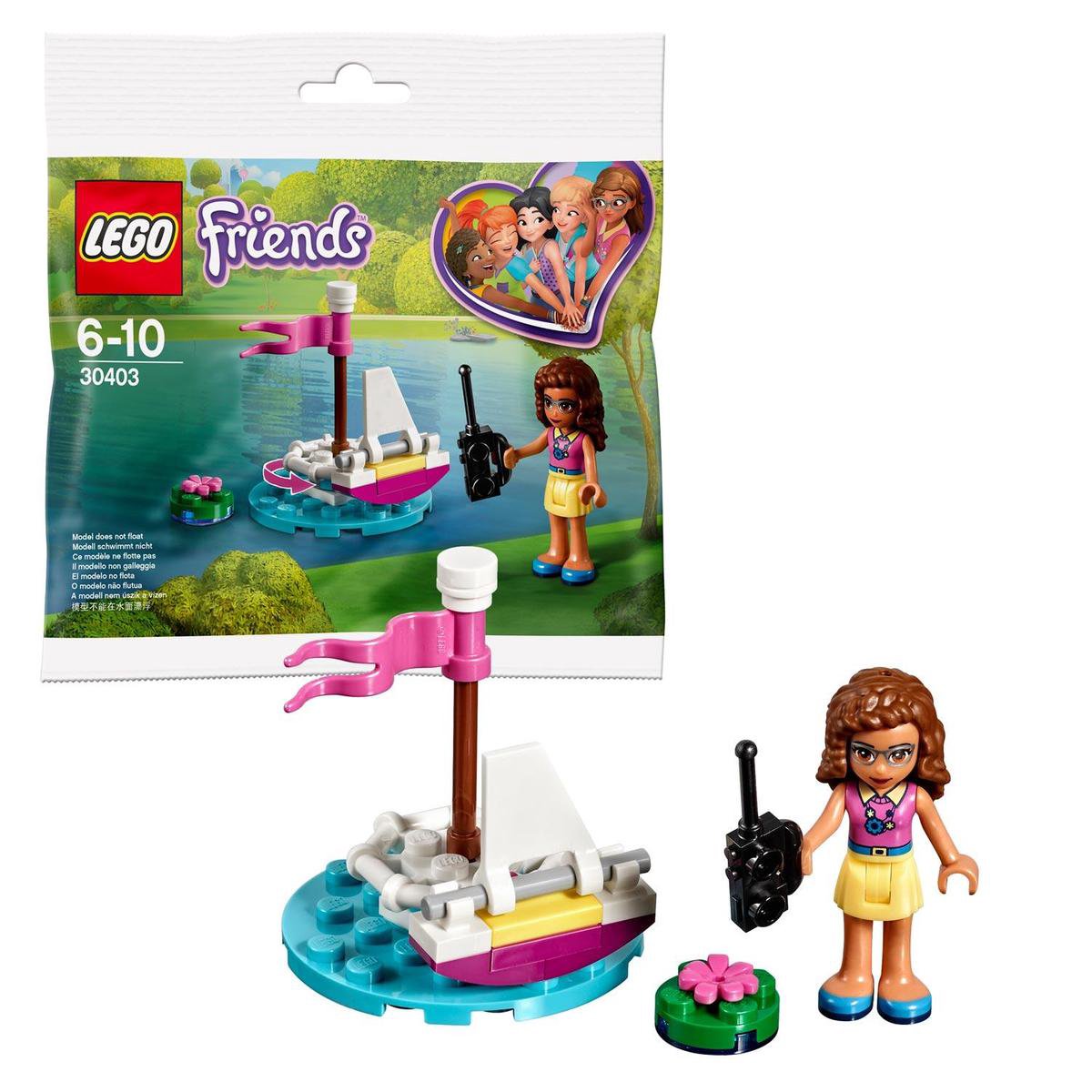 Lego Friends 30403 Olivia met op afstand bestuurbare boot polybag