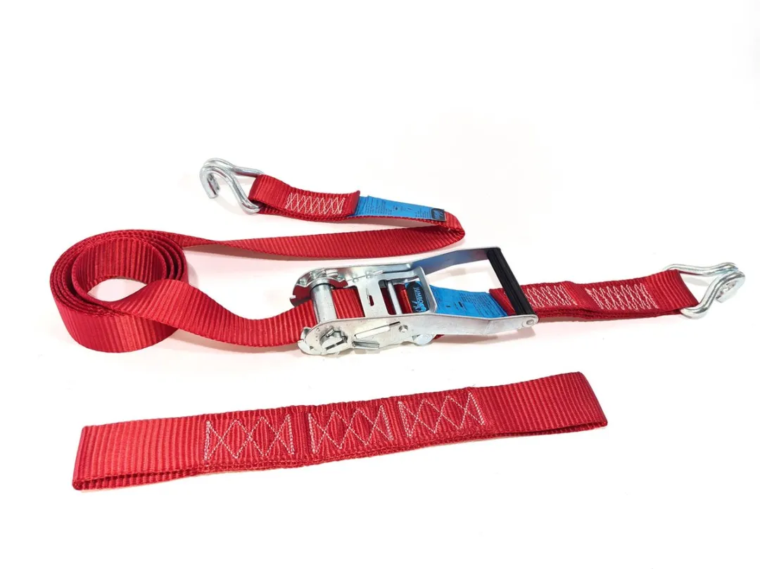 Jumbo Autotransport Spanband 3m Rood - 50mm met J-haak
