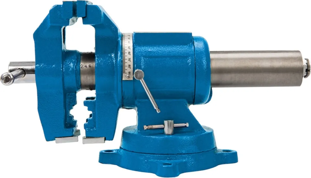 Silverline Multifunctionele Bankschroef 125mm - 360° Roterend