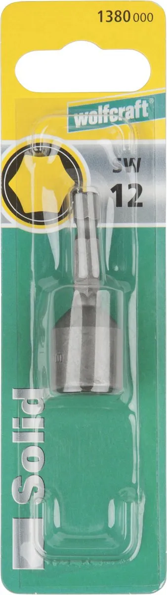 Wolfcraft Dopsleutel 12mm - Grijs