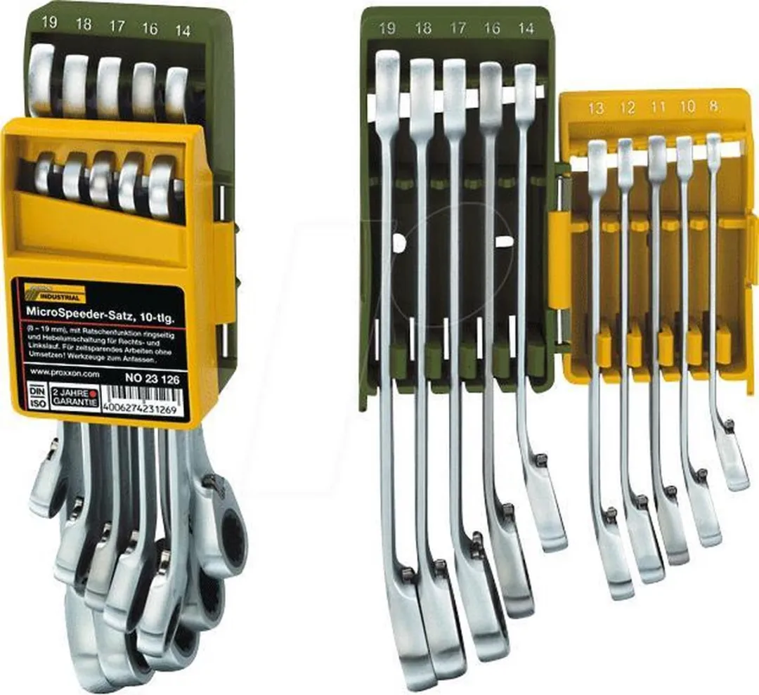 Proxxon Microspeeder-set 23126 - 10-delig 8-19mm - afbeelding 2 van 2