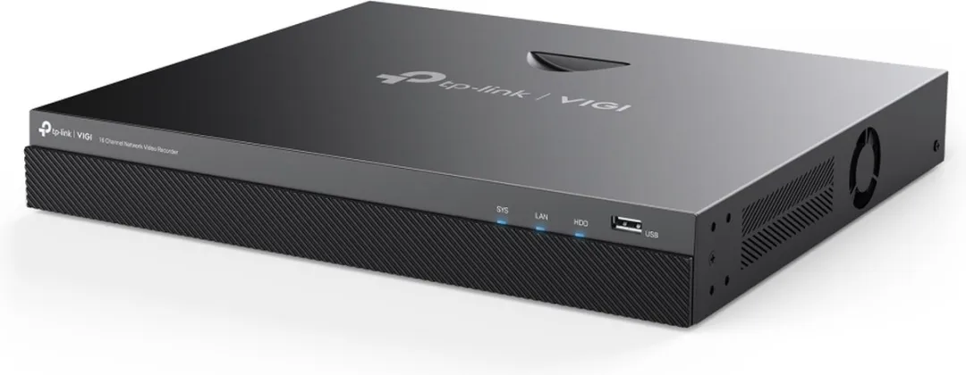 TP-Link VIGI NVR2016H NVR - 16 Kanalen - Zwart
