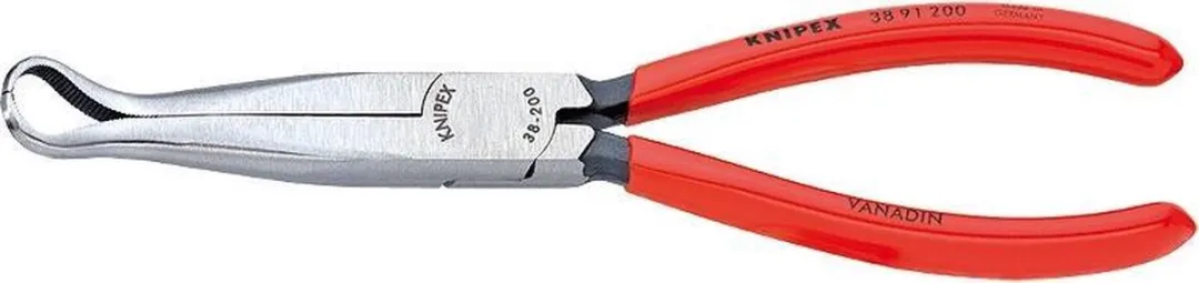 Knipex 38 91 200 Mechanicatang 45° Halfronde Bek 200mm