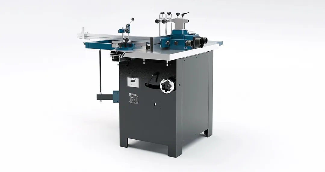 HBM Houtfreesmachine met Roltafel 2800W - 100mm - Blauw